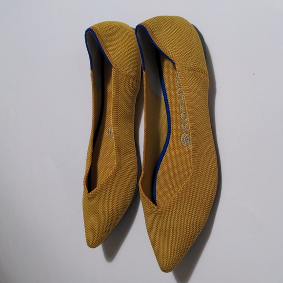 ROTHY'S THE POINT MARIGOLD WOMEN'S FLAT SHOE - Picture 15 of 15